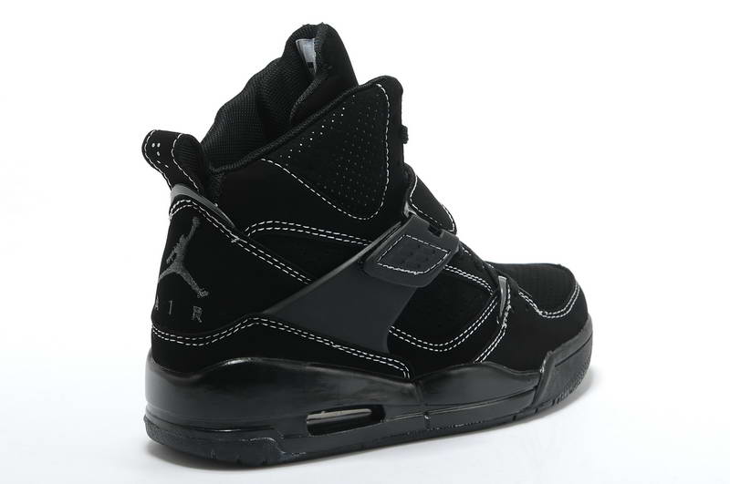 Air Jordan Retro 4.5 Nouvelles Chaussures Femmes Nouveau tout noir (1)